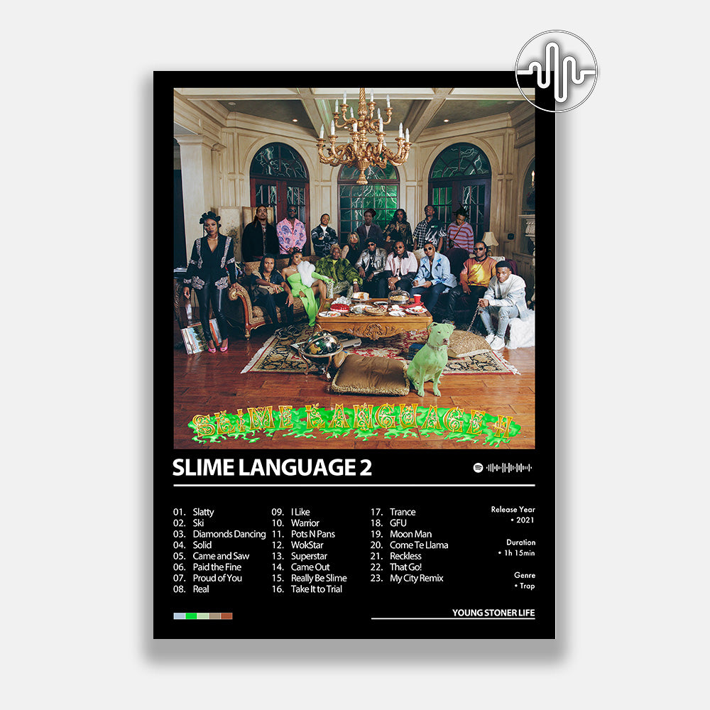 Young Stoner Life, Young Thug & Gunna - Slime Language 2 | Album cover poster