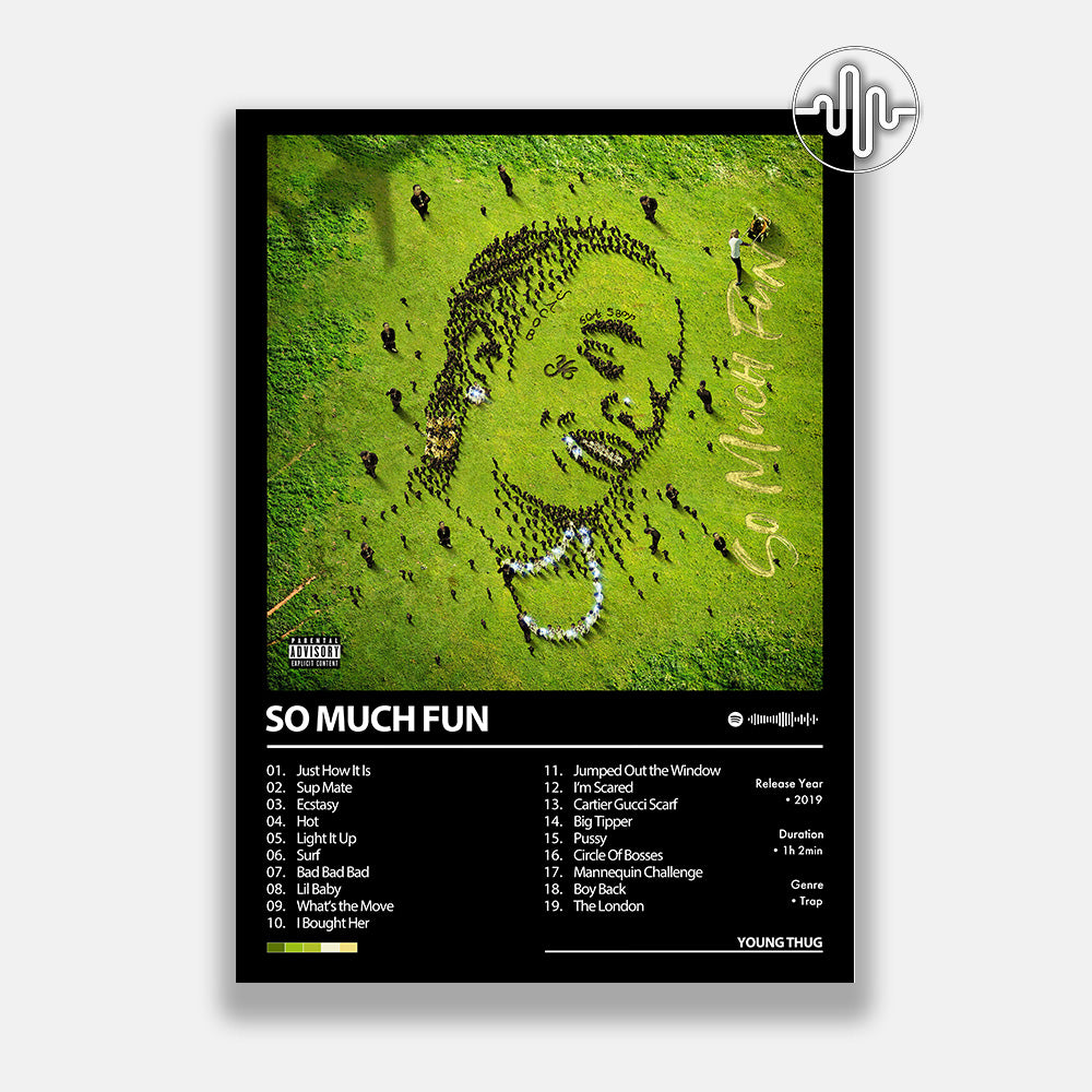 Young Thug - So Much Fun | Album Cover Poster