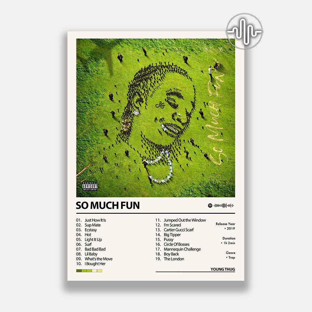 Young Thug - So Much Fun | Album Cover Poster