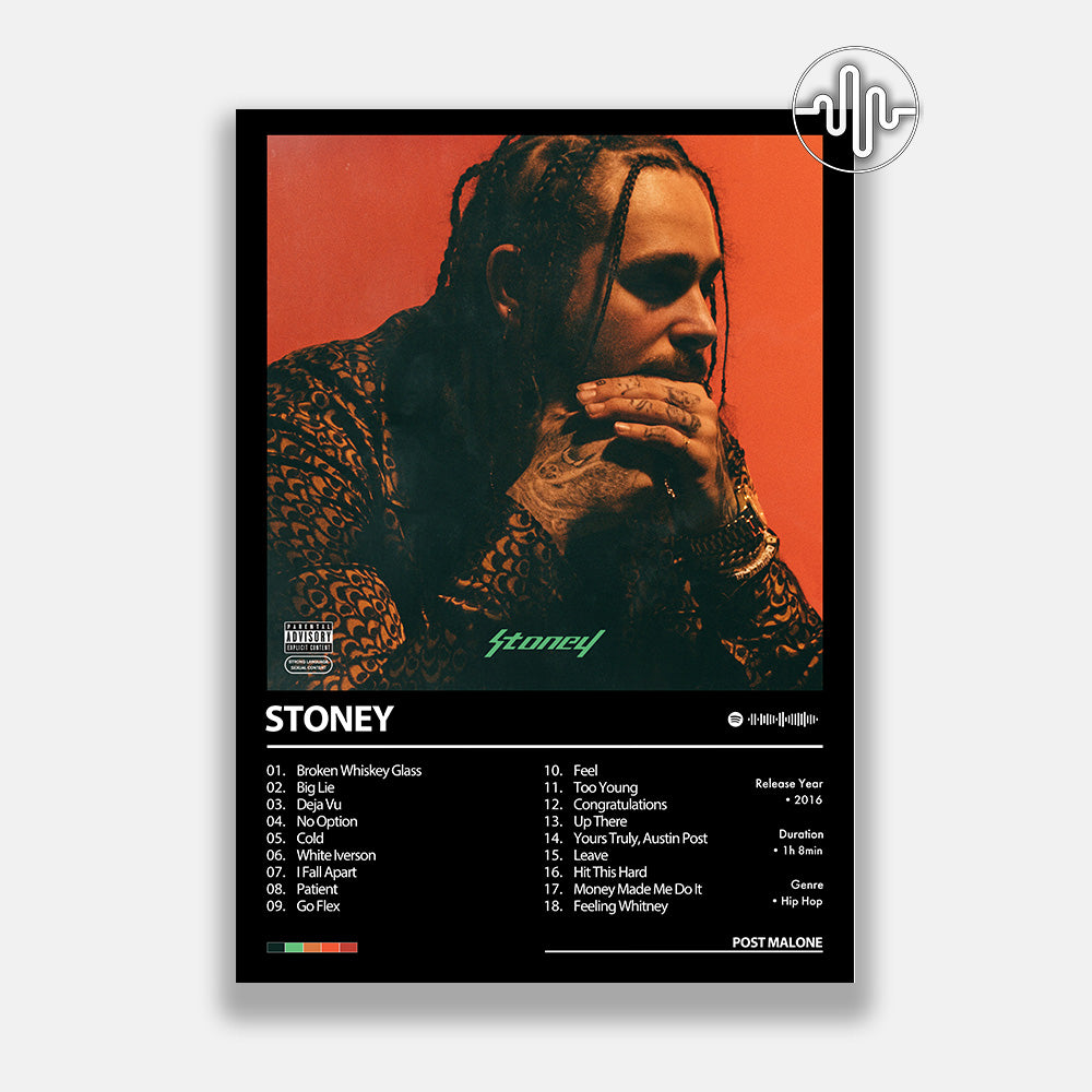 Post Malone - Stoney | Affiche de couverture de l'album