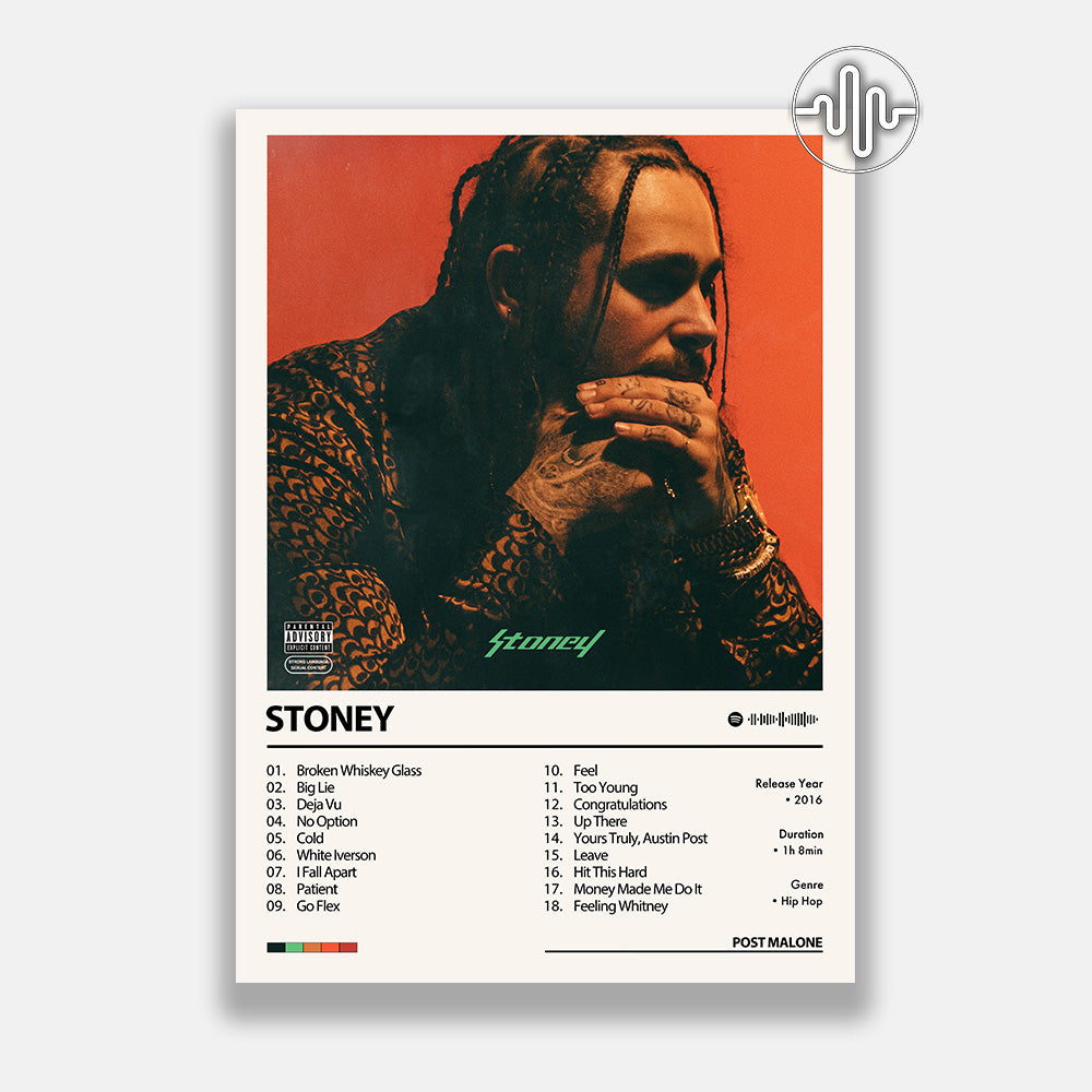 Post Malone - Stoney | Affiche de couverture de l'album