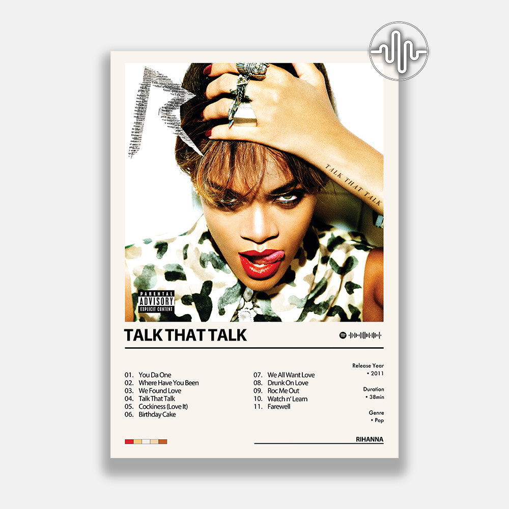 Rihanna - Talk That Talk | Affiche de couverture de l'album
