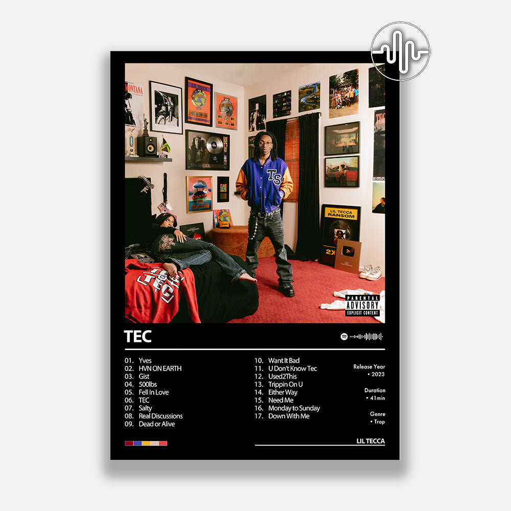 Lil Tecca - TEC | Affiche de couverture de l'album