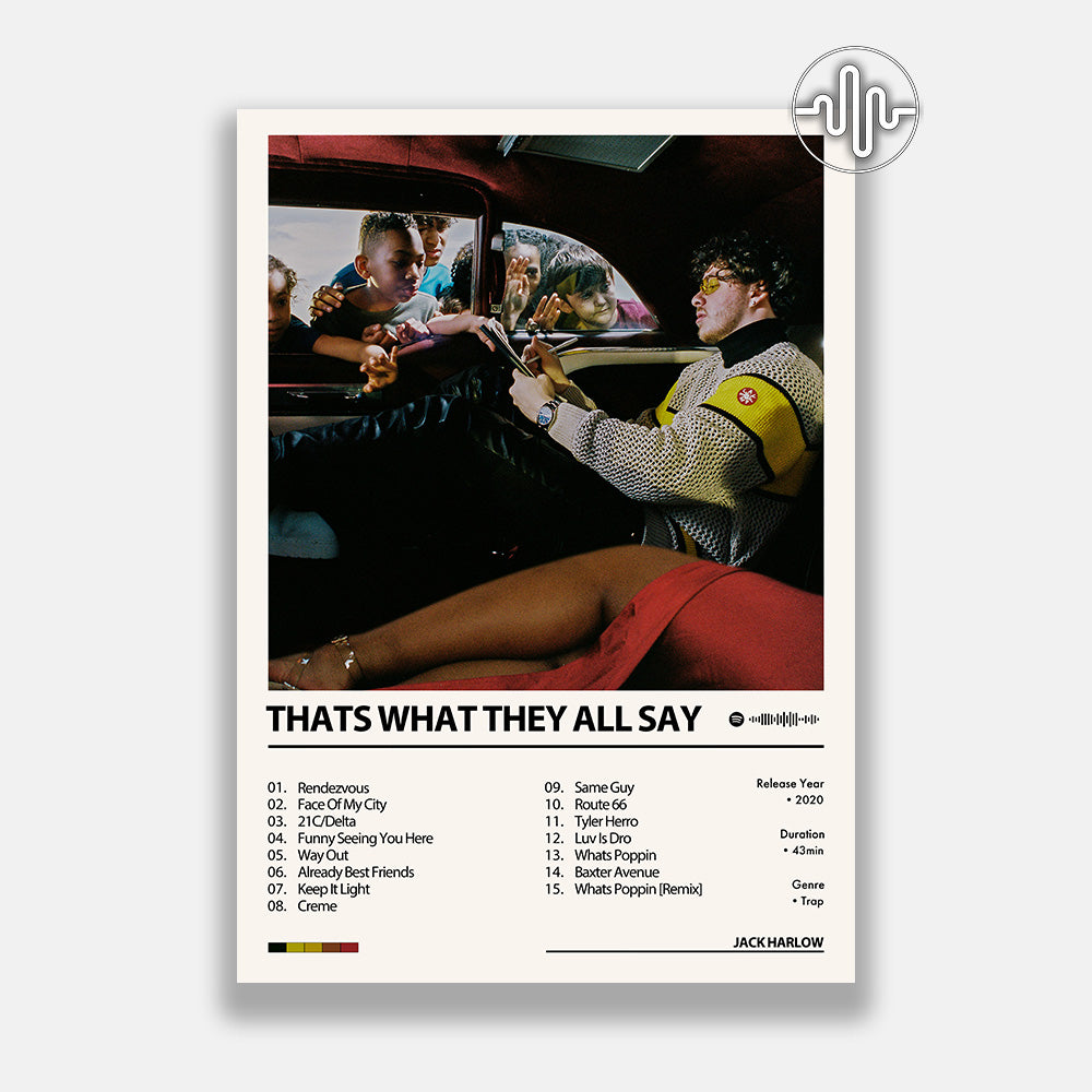 Jack Harlow - Thats What They All Say | Affiche de couverture de l'album