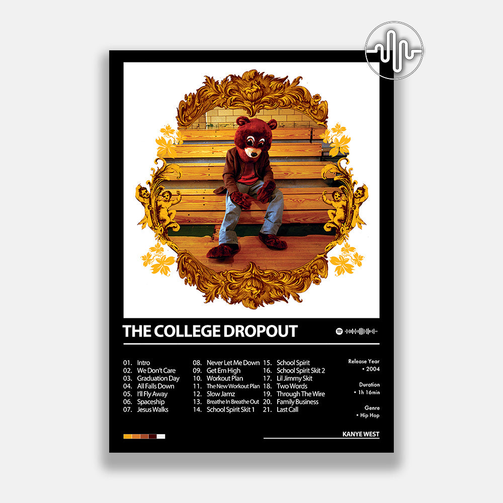 Kanye West - The College Dropout | Digital album cover poster