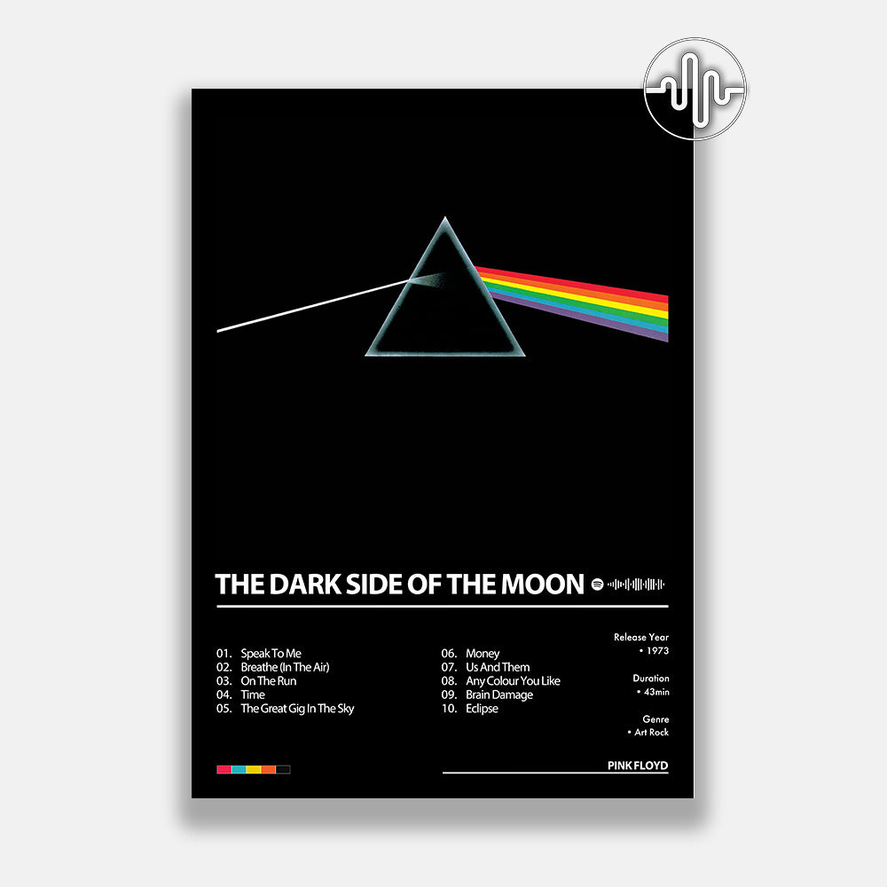Pink Floyd - The Dark Side Of The Moon | Album cover poster