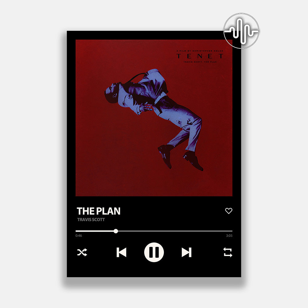Travis Scott - The Plan | Affiche de chanson numérique