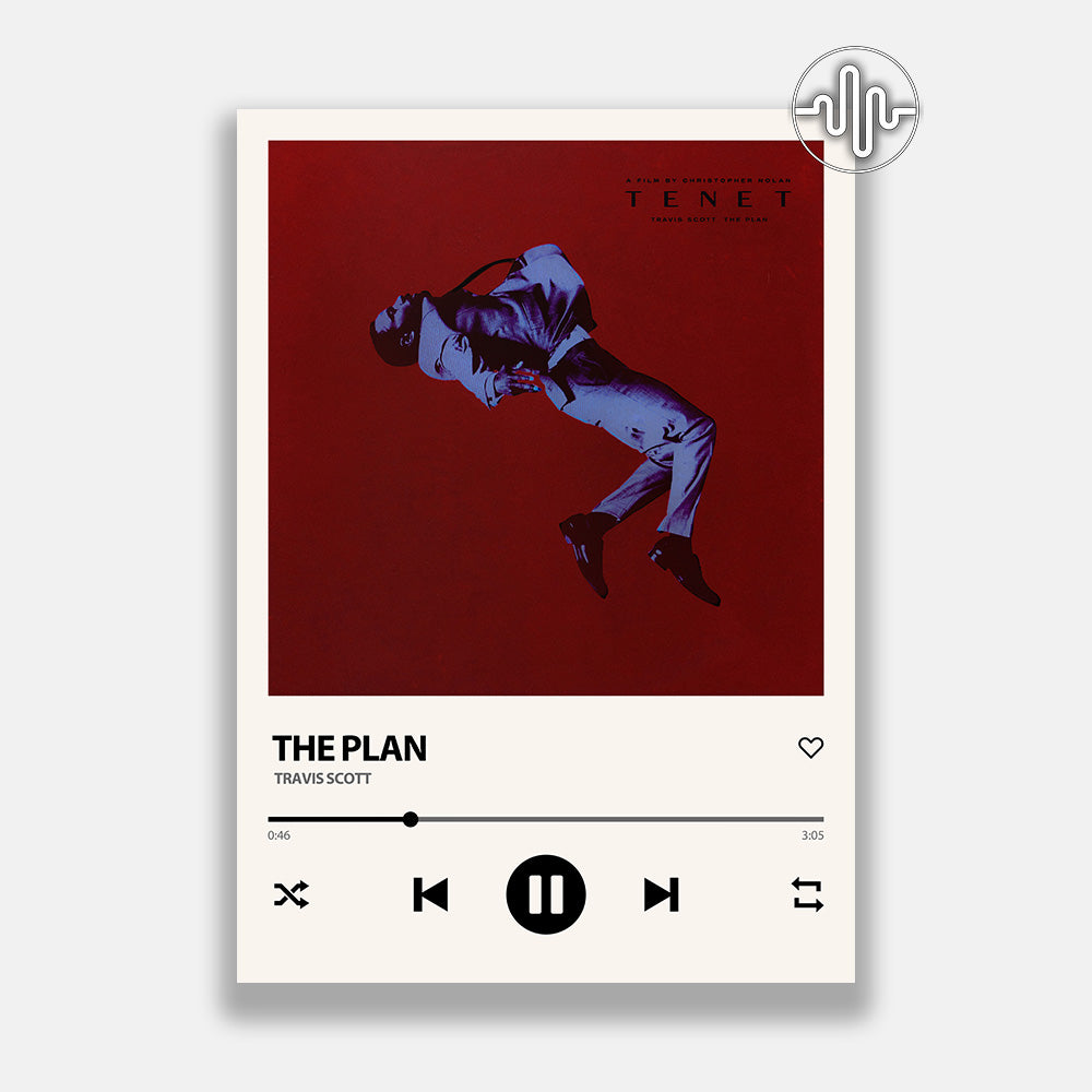 Travis Scott - The Plan | Affiche de chanson numérique