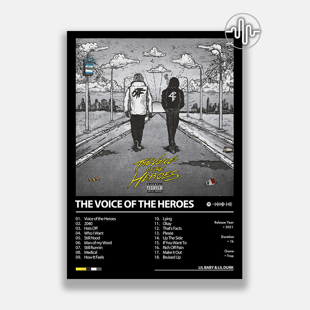 Lil Baby & Lil Durk - The Voice of the Heroes | Affiche de couverture de l'album