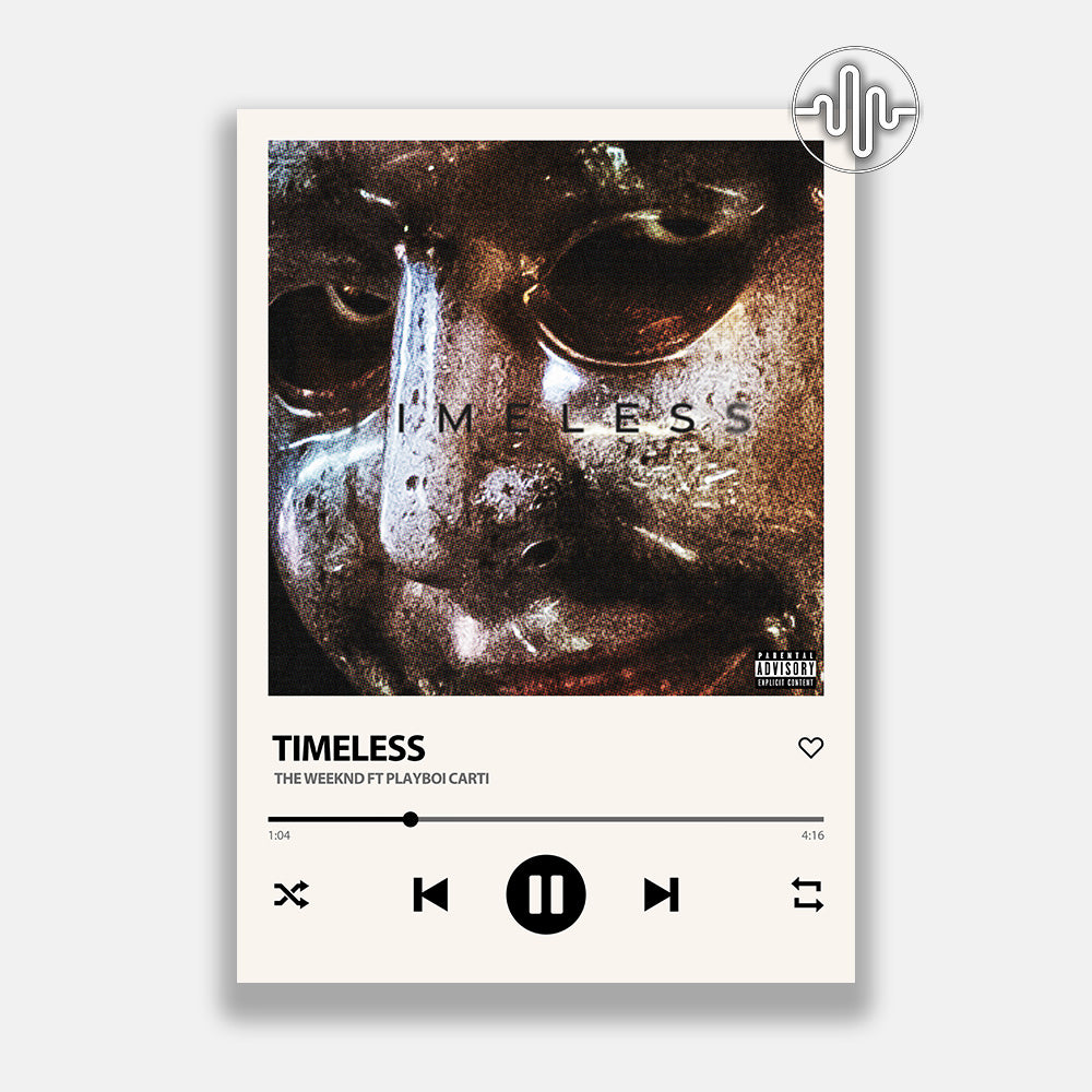 The Weeknd & Playboi Carti - Timeless | Affiche de chanson numérique