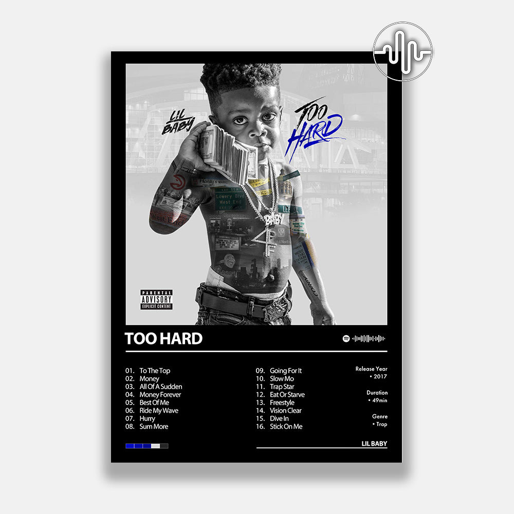 Lil Baby - Too Hard | Affiche de couverture de l'album