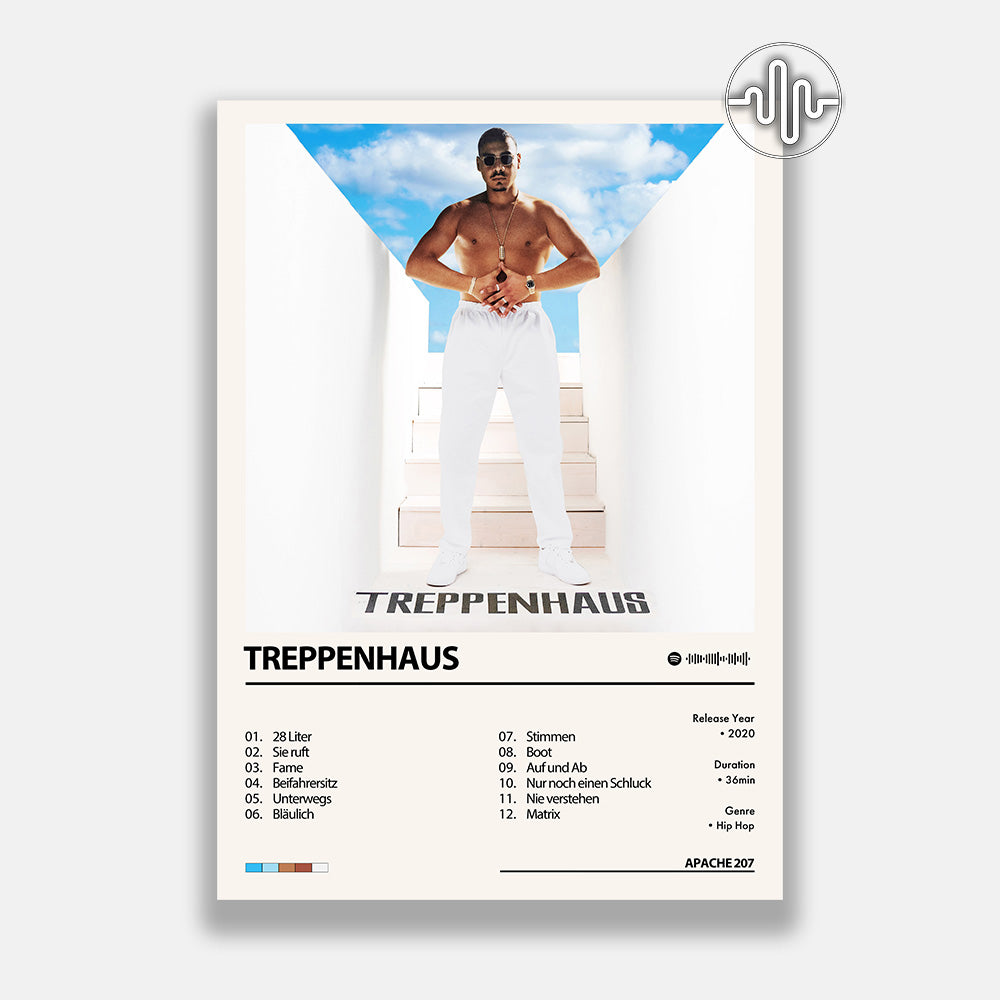 Apache 207 - Treppenhaus | Affiche de couverture d'album numérique
