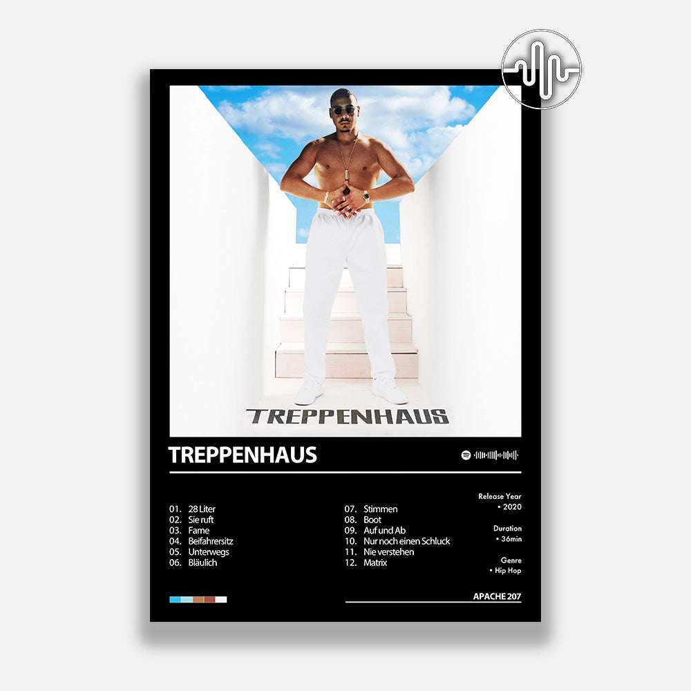 Apache 207 - Treppenhaus | Affiche de couverture d'album numérique