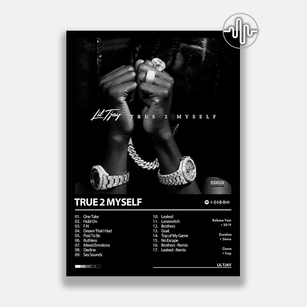 Lil Tjay - True 2 Myself | Album Cover Poster