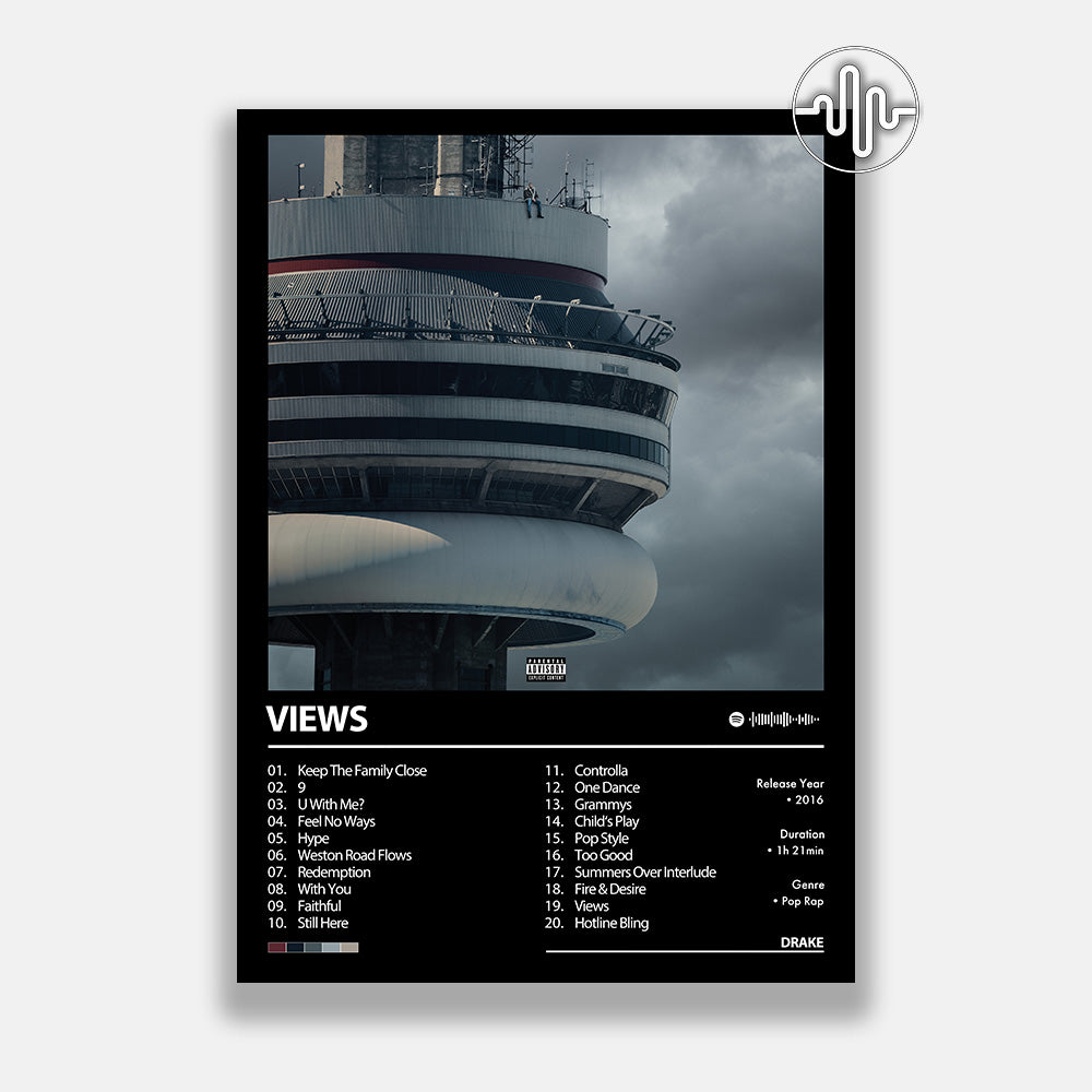 Drake - Views | Affiche de couverture de l'album