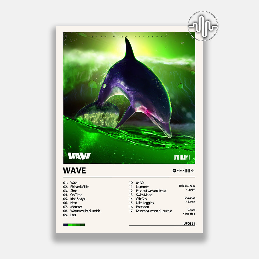 UFO361 - WAVE | Album Cover Poster