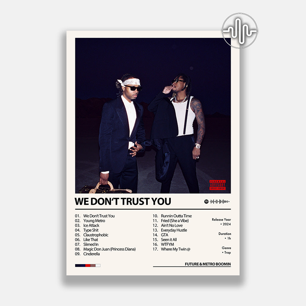 Future & Metro Boomin - WE DON'T TRUST YOU | Album cover poster