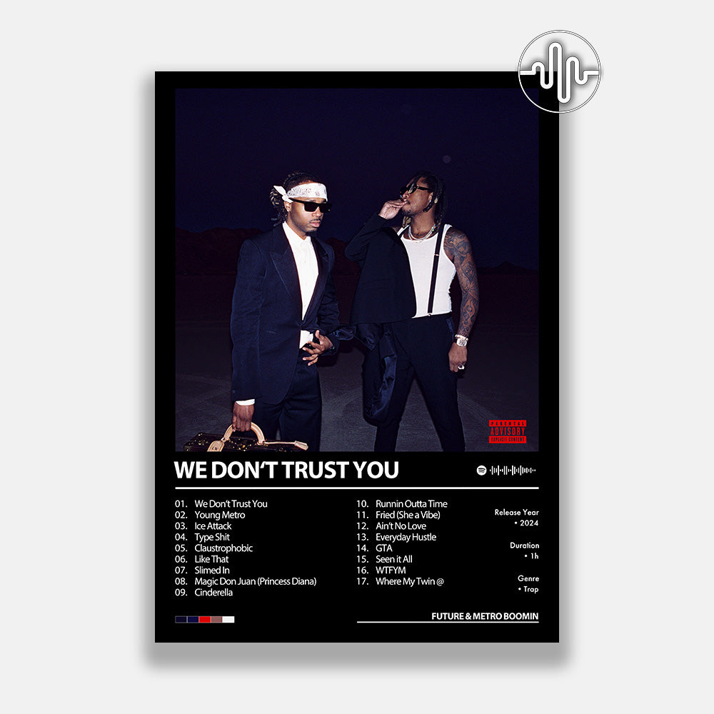 Future & Metro Boomin - WE DON'T TRUST YOU | Album cover poster