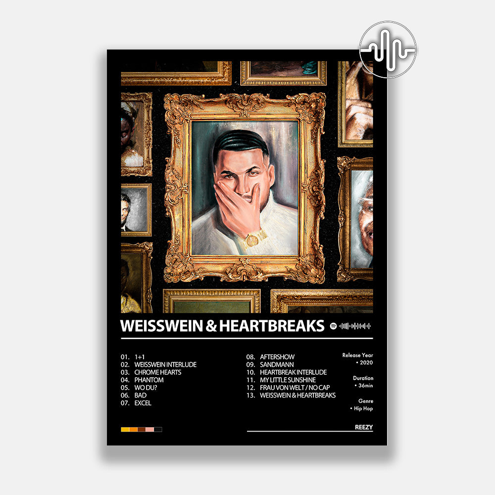 reezy - WEISSWEIN & HEARTBREAKS | Affiche de couverture de l'album