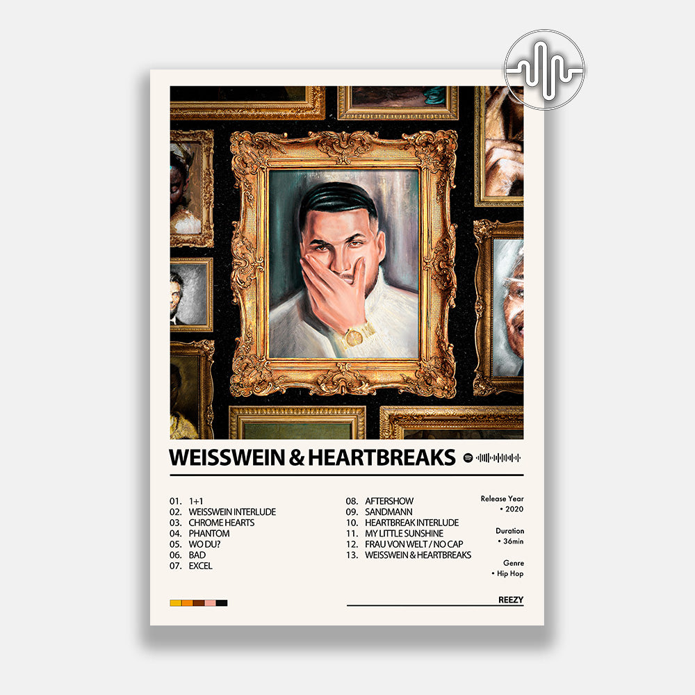 reezy - WEISSWEIN & HEARTBREAKS | Affiche de couverture de l'album