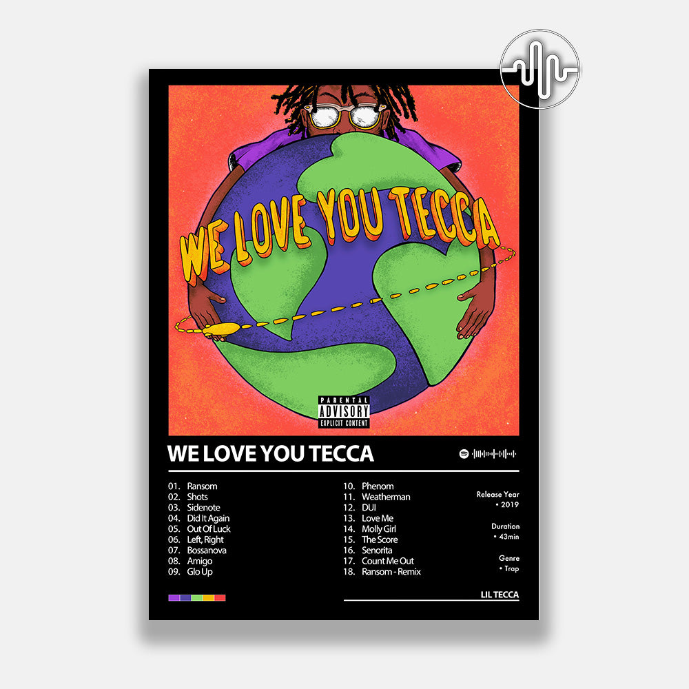 Lil Tecca - We Love You Tecca | Affiche de couverture de l'album