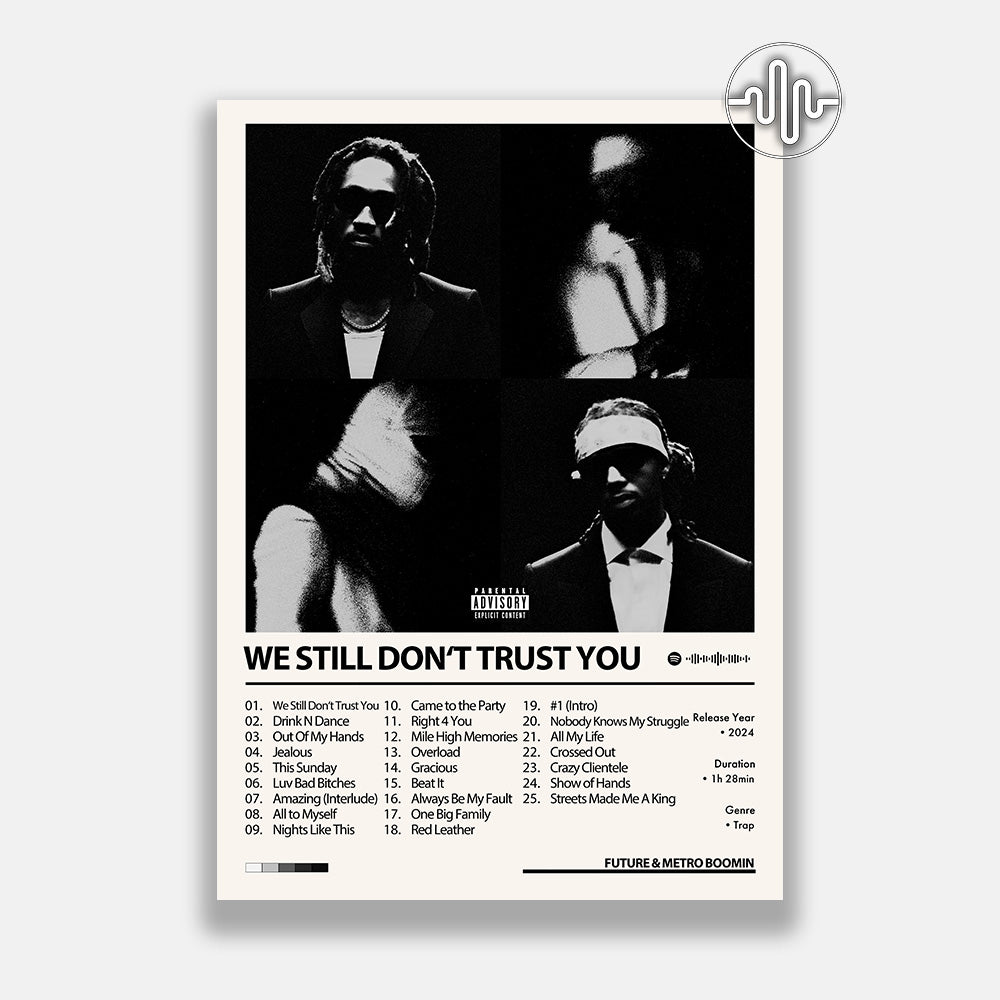 Future & Metro Boomin - WE STILL DON'T TRUST YOU | Affiche de couverture de l'album