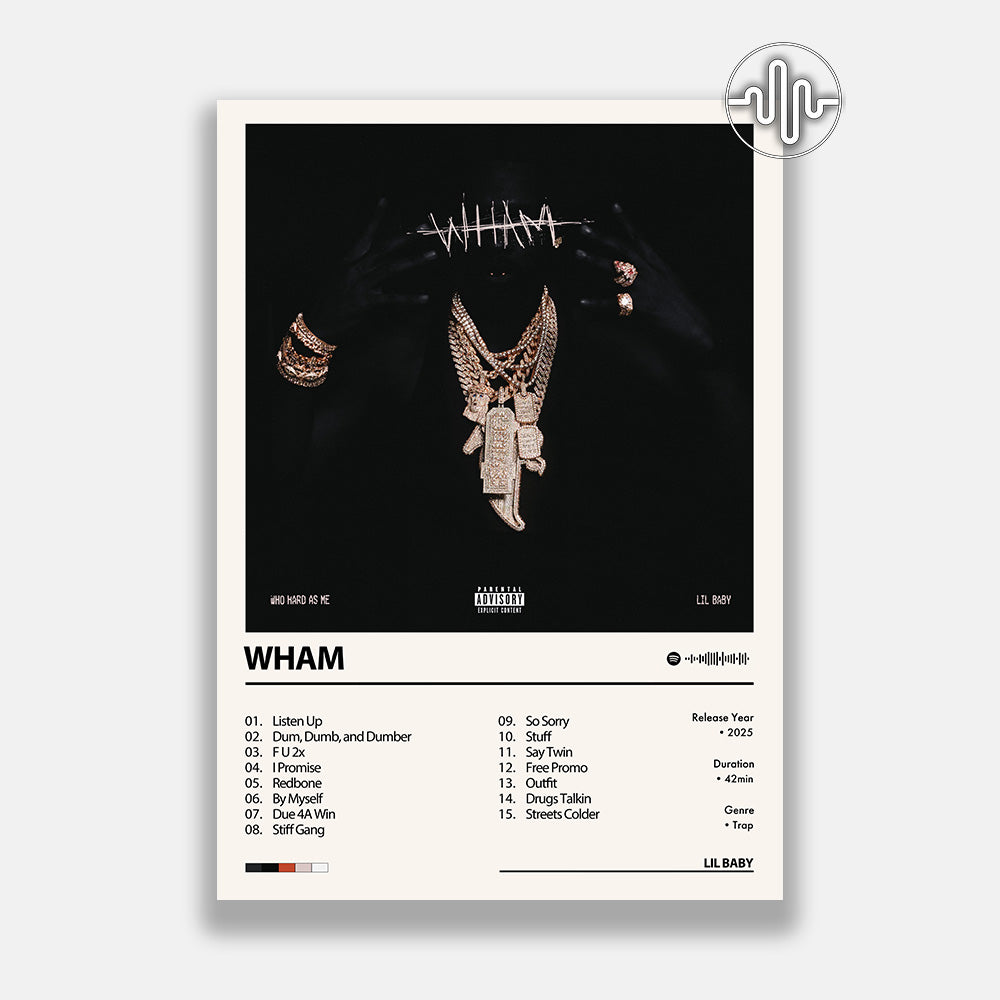 Lil Baby - WHAM | Album cover poster