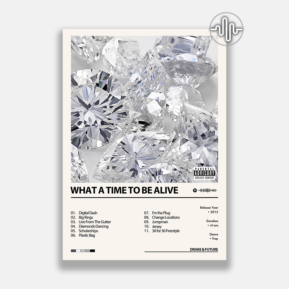 Drake & Future - What A Time To Be Alive | Affiche de couverture de l'album