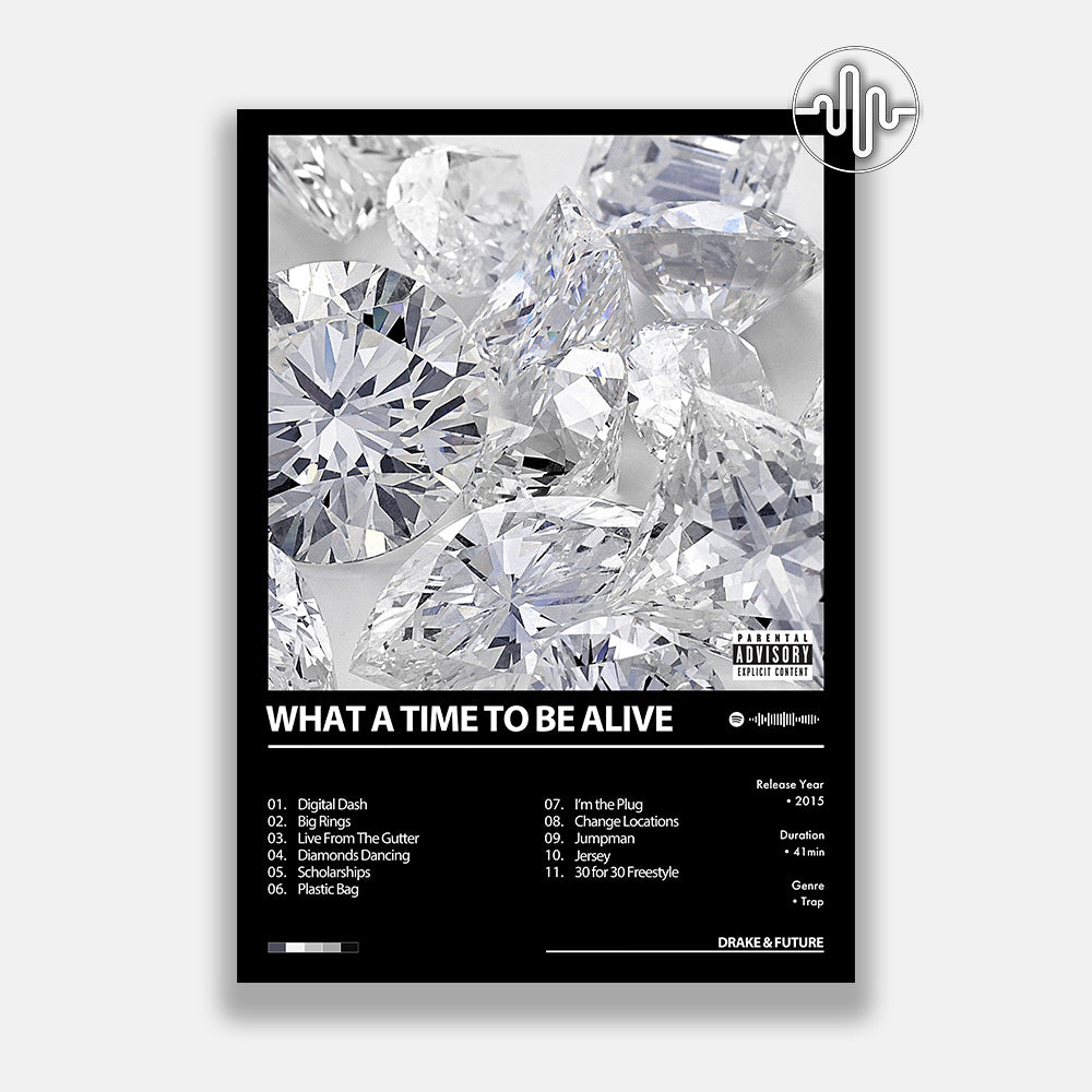 Drake & Future - What A Time To Be Alive | Affiche de couverture de l'album