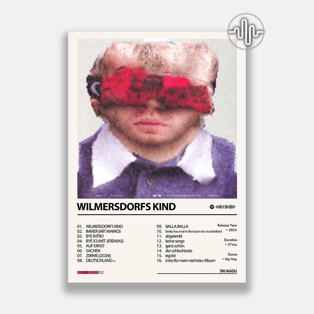 Ski Aggu - Wilmersdorf's child | Album cover poster