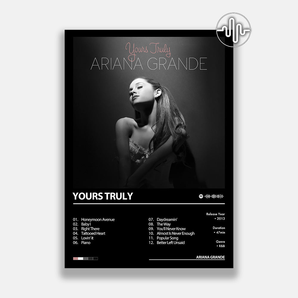 Ariana Grande - Yours Truly | Affiche de couverture d'album numérique