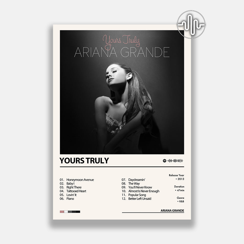 Ariana Grande - Yours Truly | Affiche de couverture d'album numérique