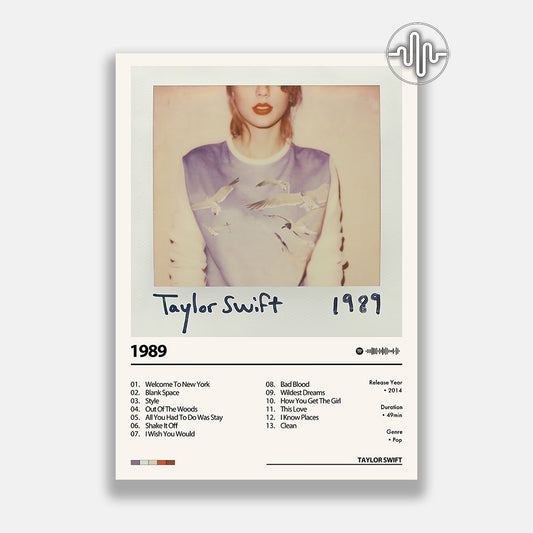 Taylor Swift - 1989 | Affiche de couverture de l'album