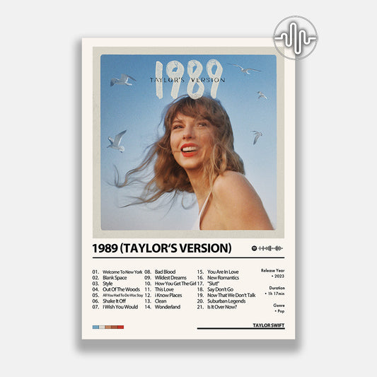 Taylor Swift - 1989 (Taylor's Version) | Affiche de couverture de l'album
