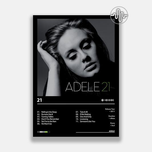 Adele - 21 | Affiche de couverture d'album numérique