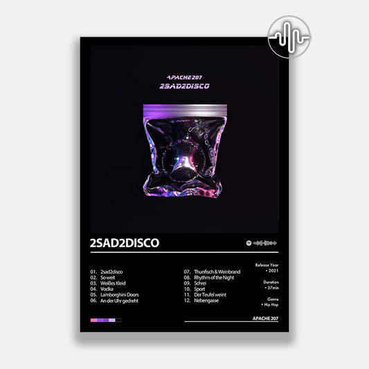 Apache 207 - 2sad2disco | Affiche de couverture d'album numérique