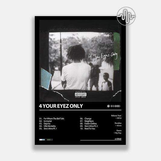 J. Cole - 4 Your Eyez Only | Affiche de couverture de l'album