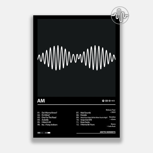 Arctic Monkeys - AM | Affiche de couverture d'album numérique