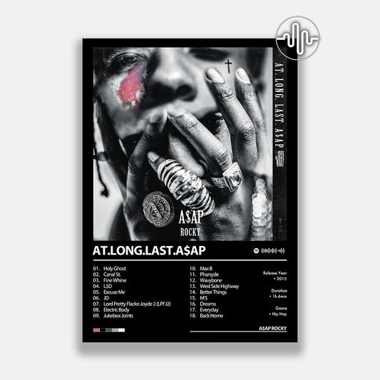 A$AP Rocky - AT.LONG.LAST.A$AP | Affiche de couverture d'album numérique
