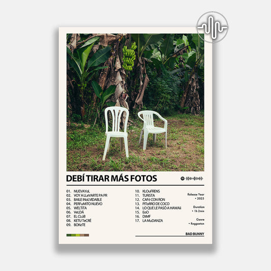 Bad Bunny - DeBÍ TiRAR MáS FOToS | Affiche de couverture de l'album