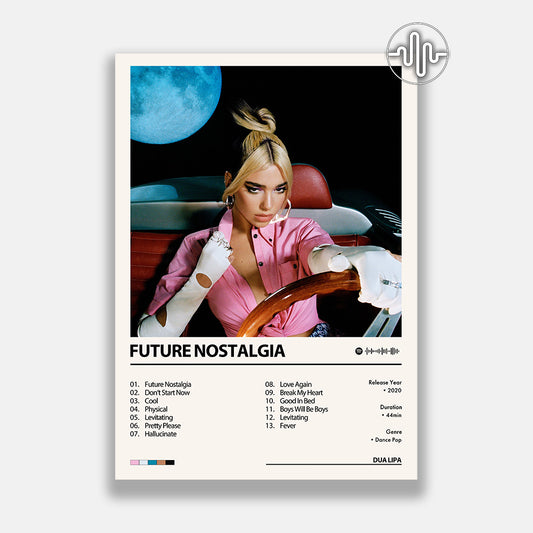 Dua Lipa - Future Nostalgia | Affiche de couverture de l'album