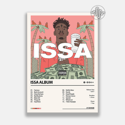 21 Savage - Issa Album | Affiche de couverture d'album numérique