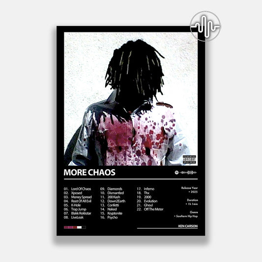 Ken Carson - More Chaos | Affiche de couverture d'album numérique
