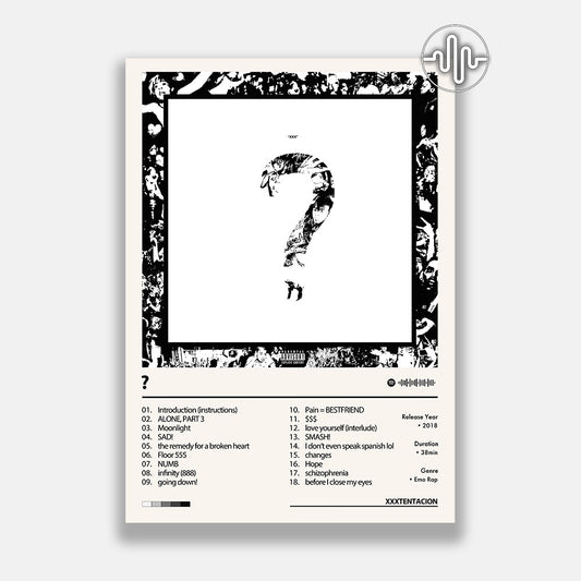 XXXTENTACION - ? | Album cover poster