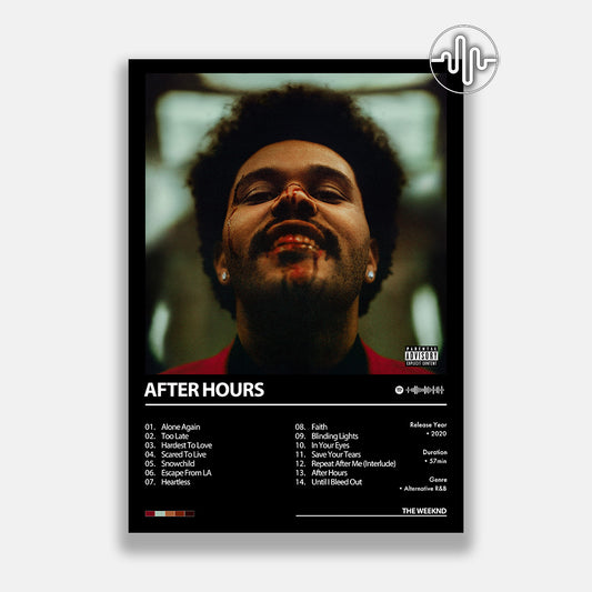 The Weeknd - After Hours | Affiche de couverture de l'album