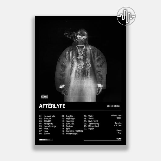 Yeat - AftërLyfe | Album cover poster