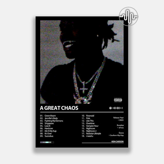 Ken Carson - A Great Chaos | Affiche de couverture de l'album