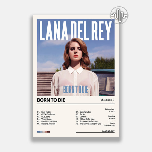 Lana Del Rey - Born To Die | Affiche de couverture de l'album
