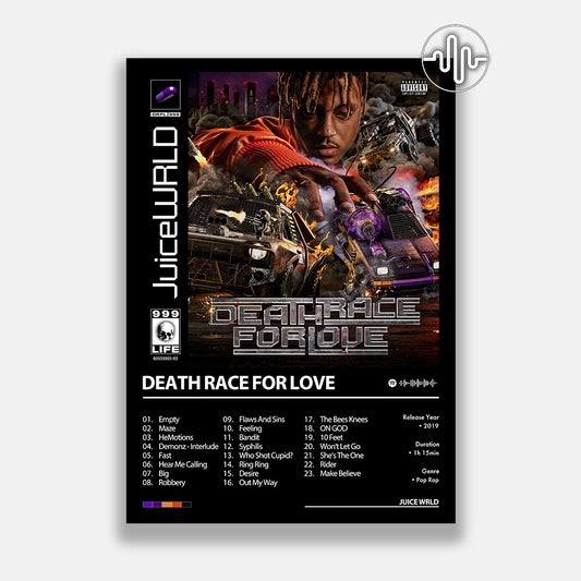 Juice WRLD - Death Race For Love | Affiche de couverture de l'album
