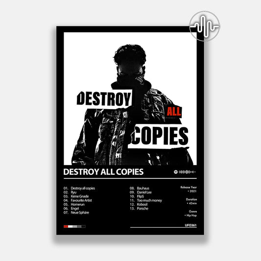 UFO361 - DESTROY ALL COPIES | Album cover poster